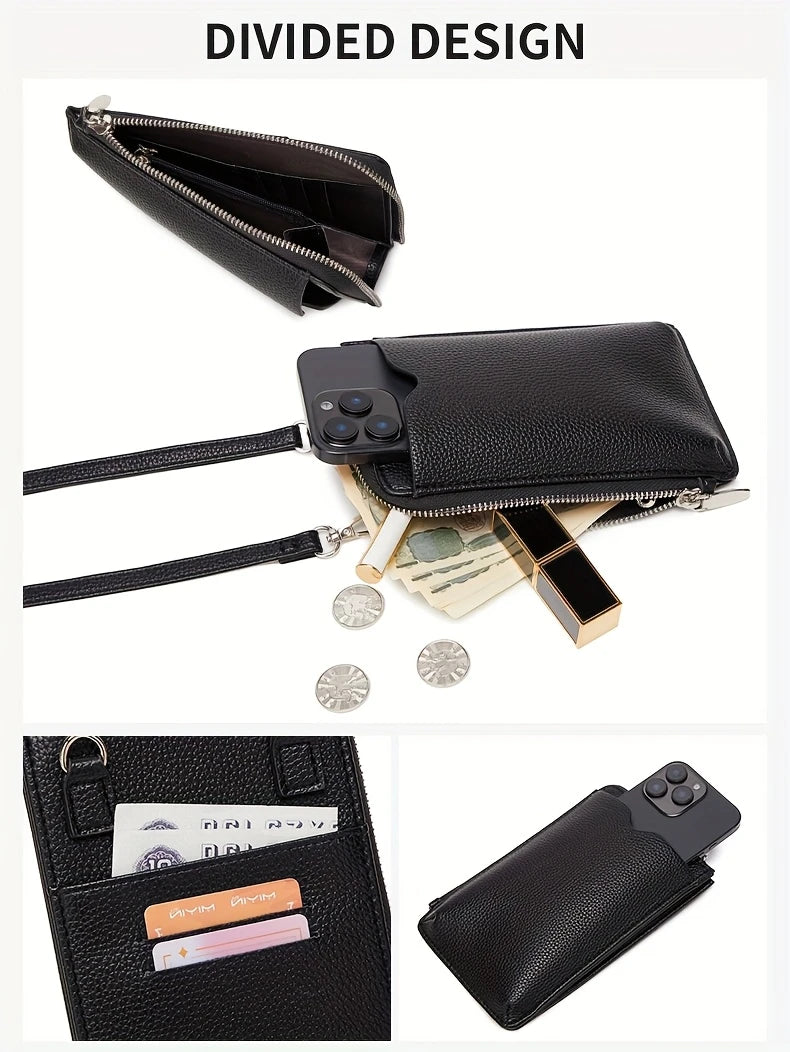 Miyin Elegant Black Zipper Wallet