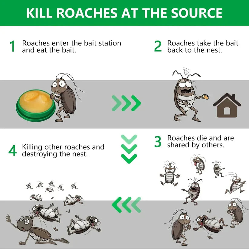 Natural Cockroach Killer Gel – Effective Pest Control for Kitchens & Bathrooms