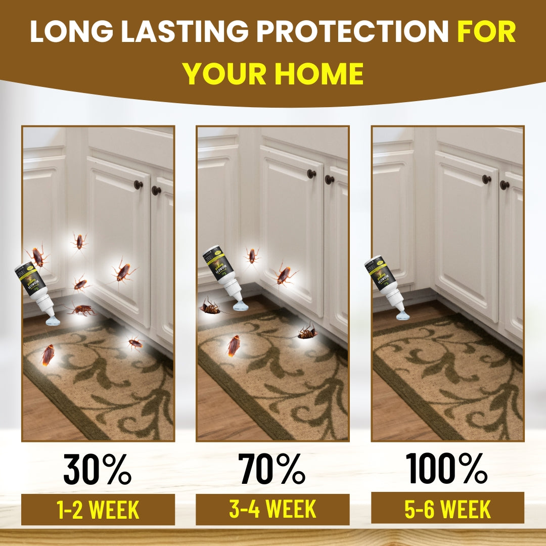 Roach Killer Gel - Long-Lasting & Eco-Friendly Protection