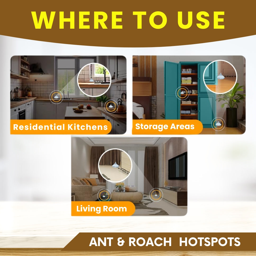 Roach Killer Gel - Long-Lasting & Eco-Friendly Protection