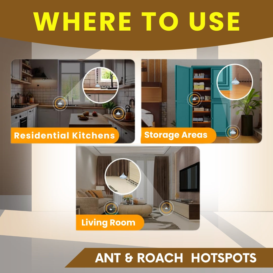 Pest Guard Combo - Best Cockroach, Ant and mite repellent for your home