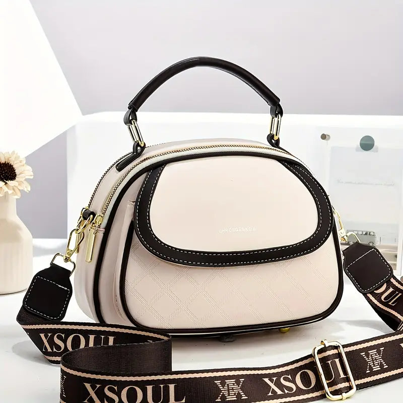 Retro Versatile Large Capacity Crossbody Handbag