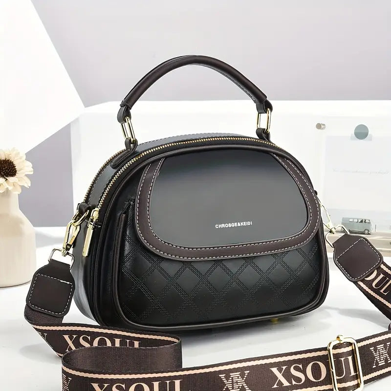 Retro Versatile Large Capacity Crossbody Handbag