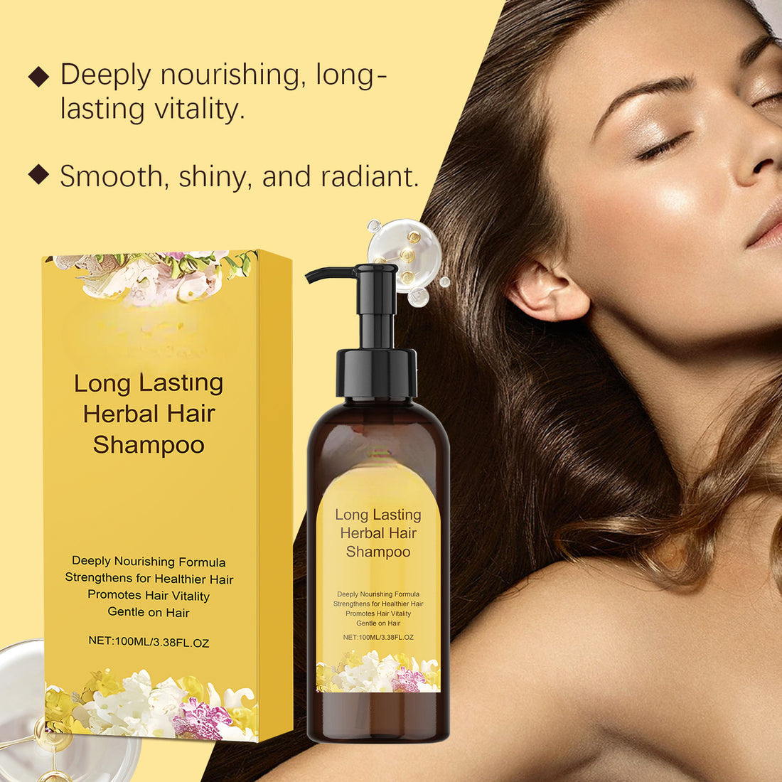 Japanese Long Lasting Natural Hair Dye Shampoo