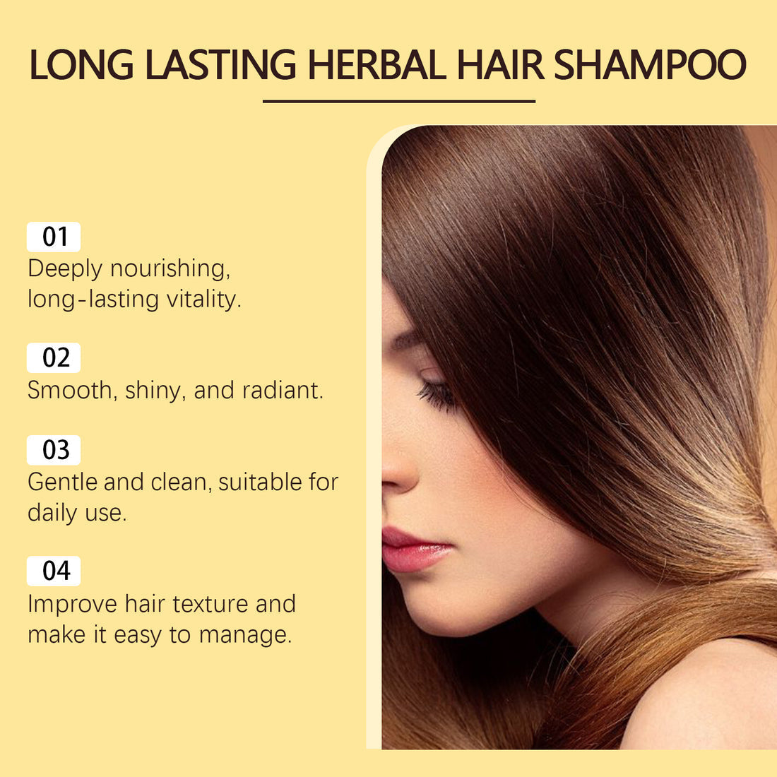 Japanese Long Lasting Natural Hair Dye Shampoo