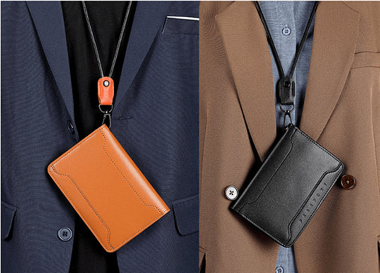 Cowhide multifunctional wallet passport bag travel ticket storage passport holder