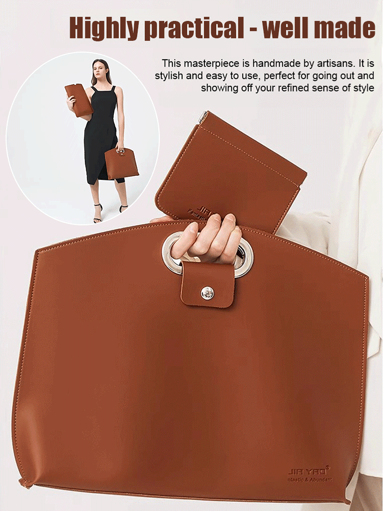 Japanese and Korean high-end genuine leather laptop bag