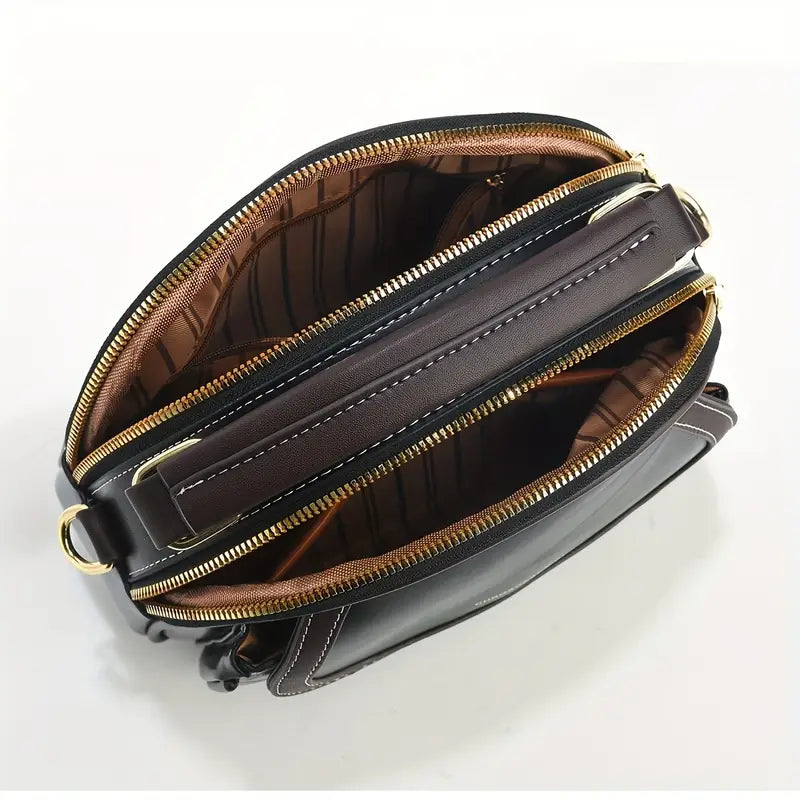 Retro Versatile Large Capacity Crossbody Handbag