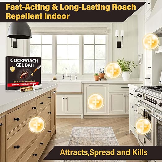 Powerful Cockroach Gel Bait – Fast Kill & Long-Lasting Protection