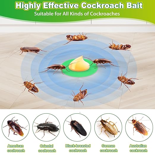 Roach Gel Bait for Indoor Use - Cockroach Killer Gel