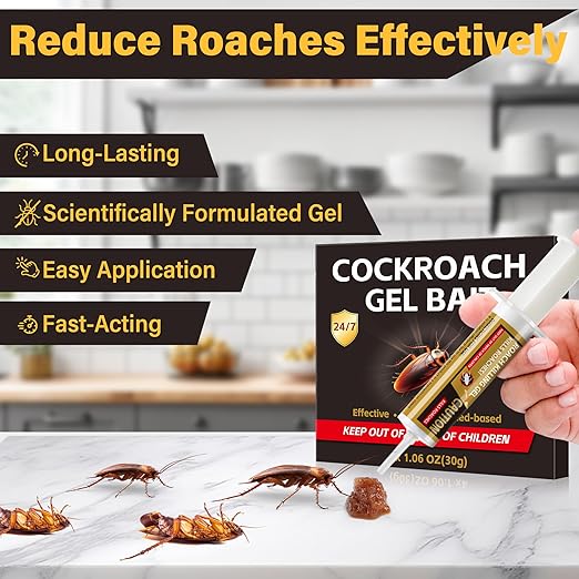 Powerful Cockroach Gel Bait – Fast Kill & Long-Lasting Protection