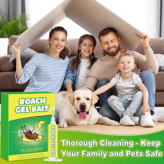 Roach Gel Bait for Indoor Use - Cockroach Killer Gel