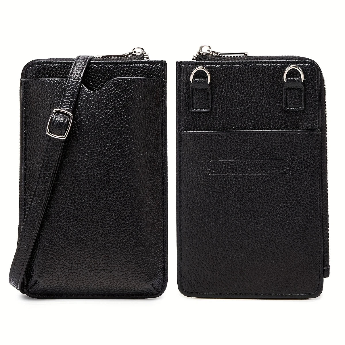 Miyin Elegant Black Zipper Wallet