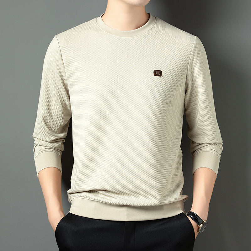 Men’s Casual Long-Sleeve Round-Neck Sweatshirt