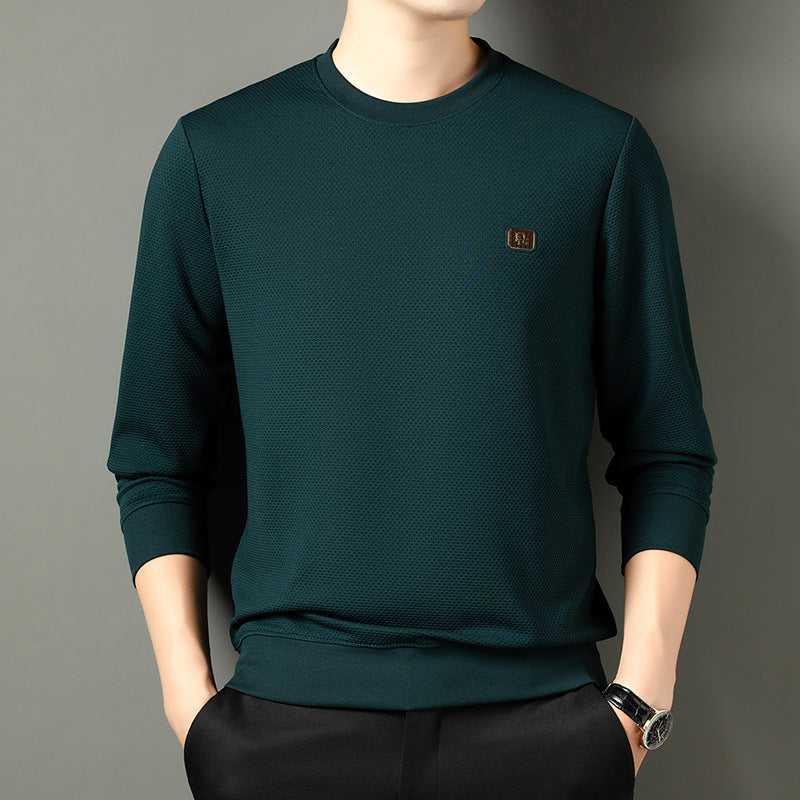 Men’s Casual Long-Sleeve Round-Neck Sweatshirt