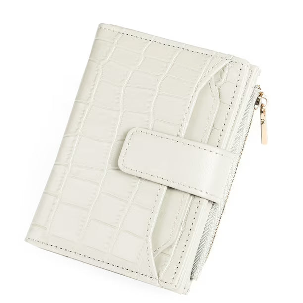 Women’s Leather Bifold Wallet with Card & Coin Pocket
