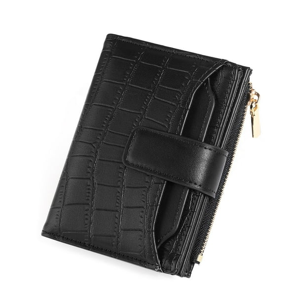 Women’s Leather Bifold Wallet with Card & Coin Pocket