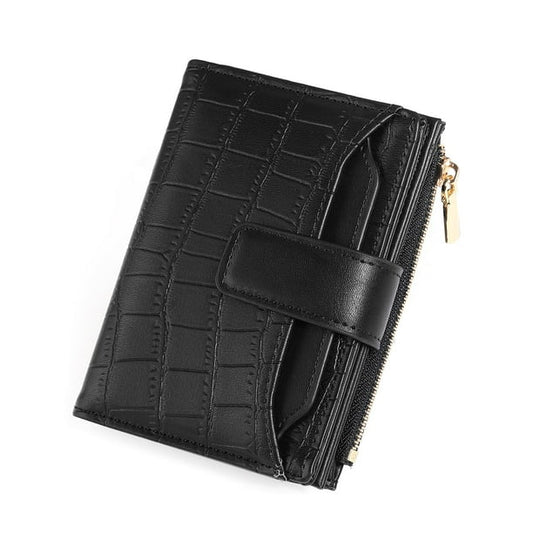 Women’s Leather Bifold Wallet with Card & Coin Pocket