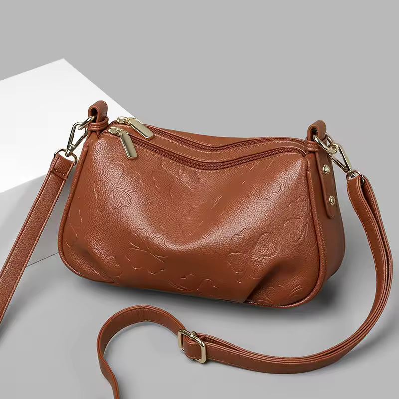Luxury Soft Leather Shoulder & Crossbody Bag for Women