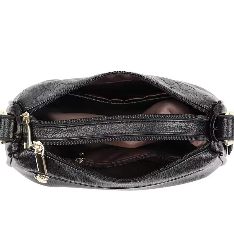 Luxury Soft Leather Shoulder & Crossbody Bag for Women