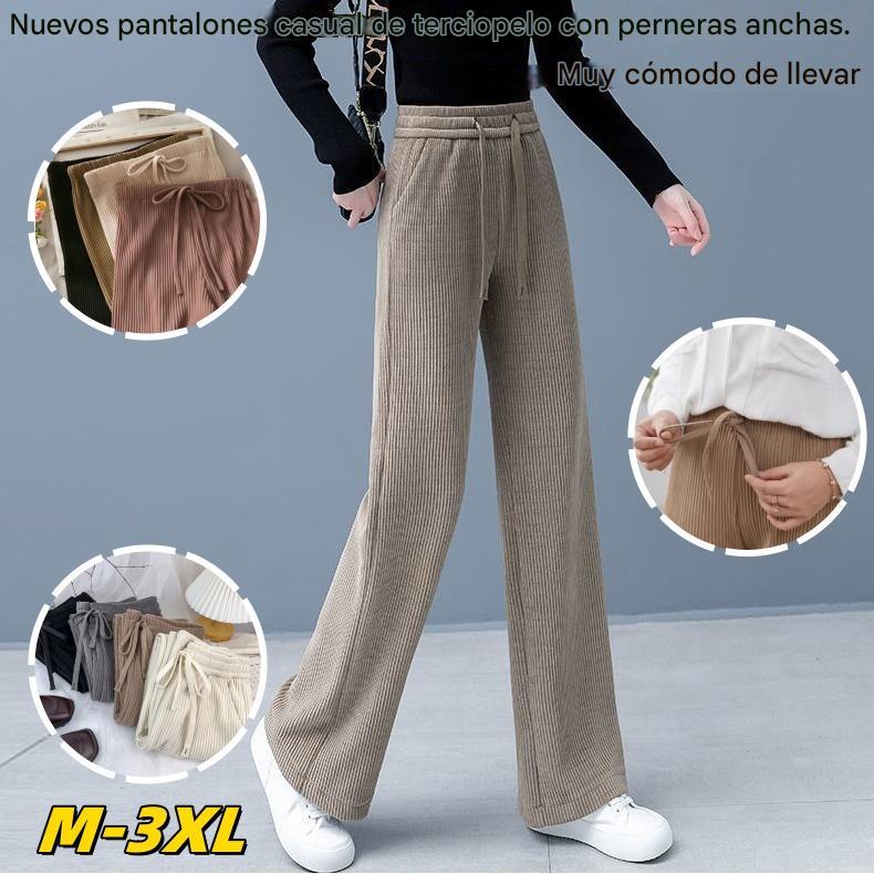 New Wide-Leg Velvet Pants – Soft, Stylish & Super Comfortable to Wear!