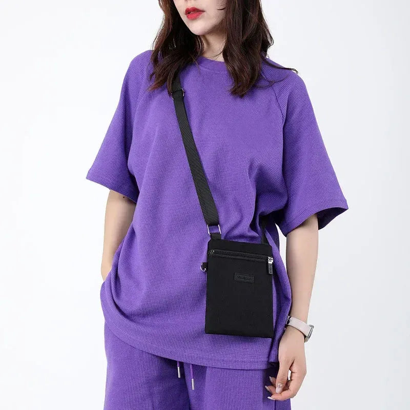 Crossbody Purse Canvas Mini Nylon Phone Bag