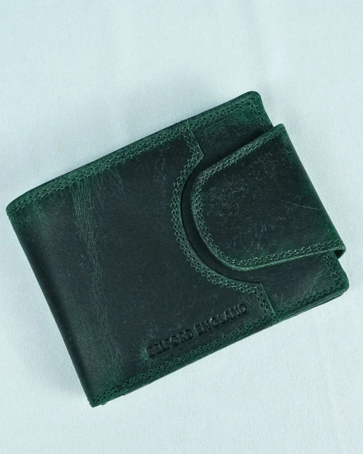 Derby – Men’s Original Leather Wallet (Rugged Green)