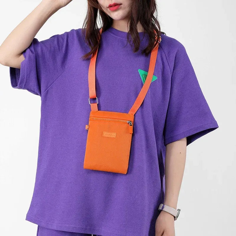 Crossbody Purse Canvas Mini Nylon Phone Bag