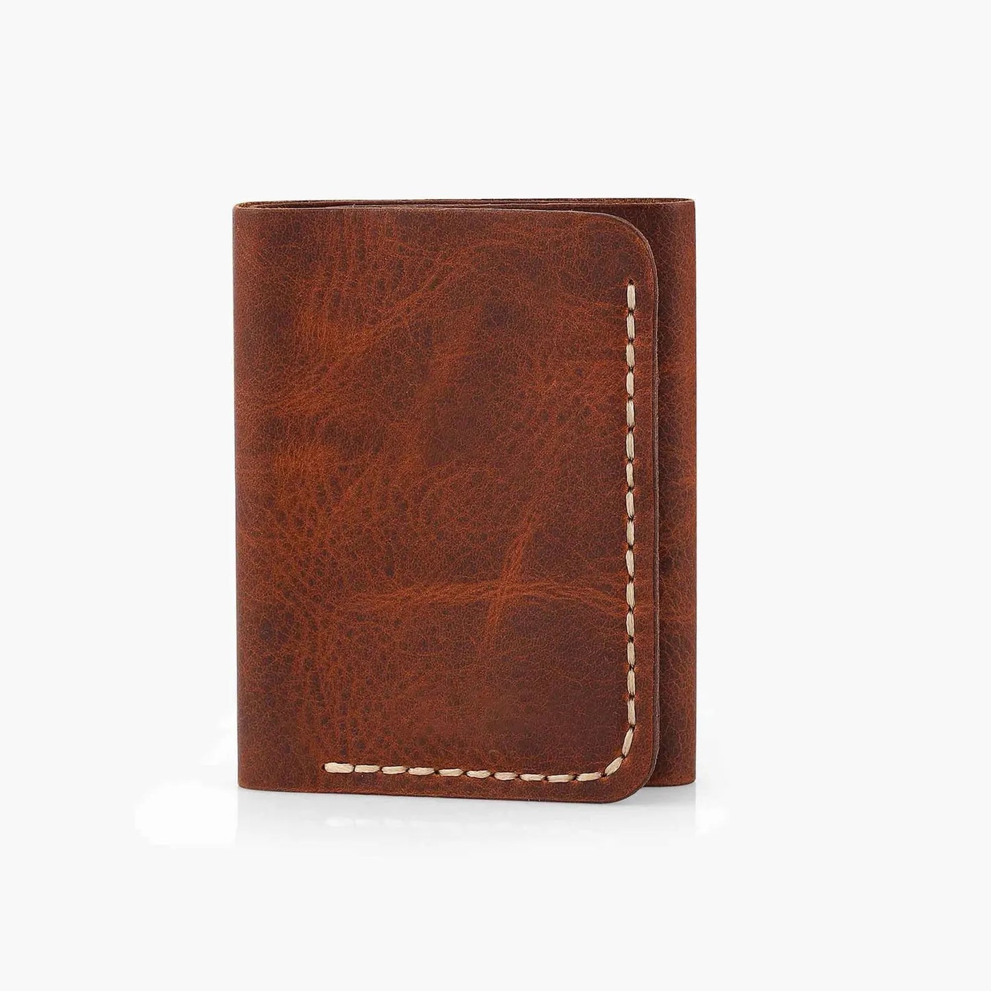Premium Trifold Leather Wallet – Classic, Vintage & Cash Wallet in One