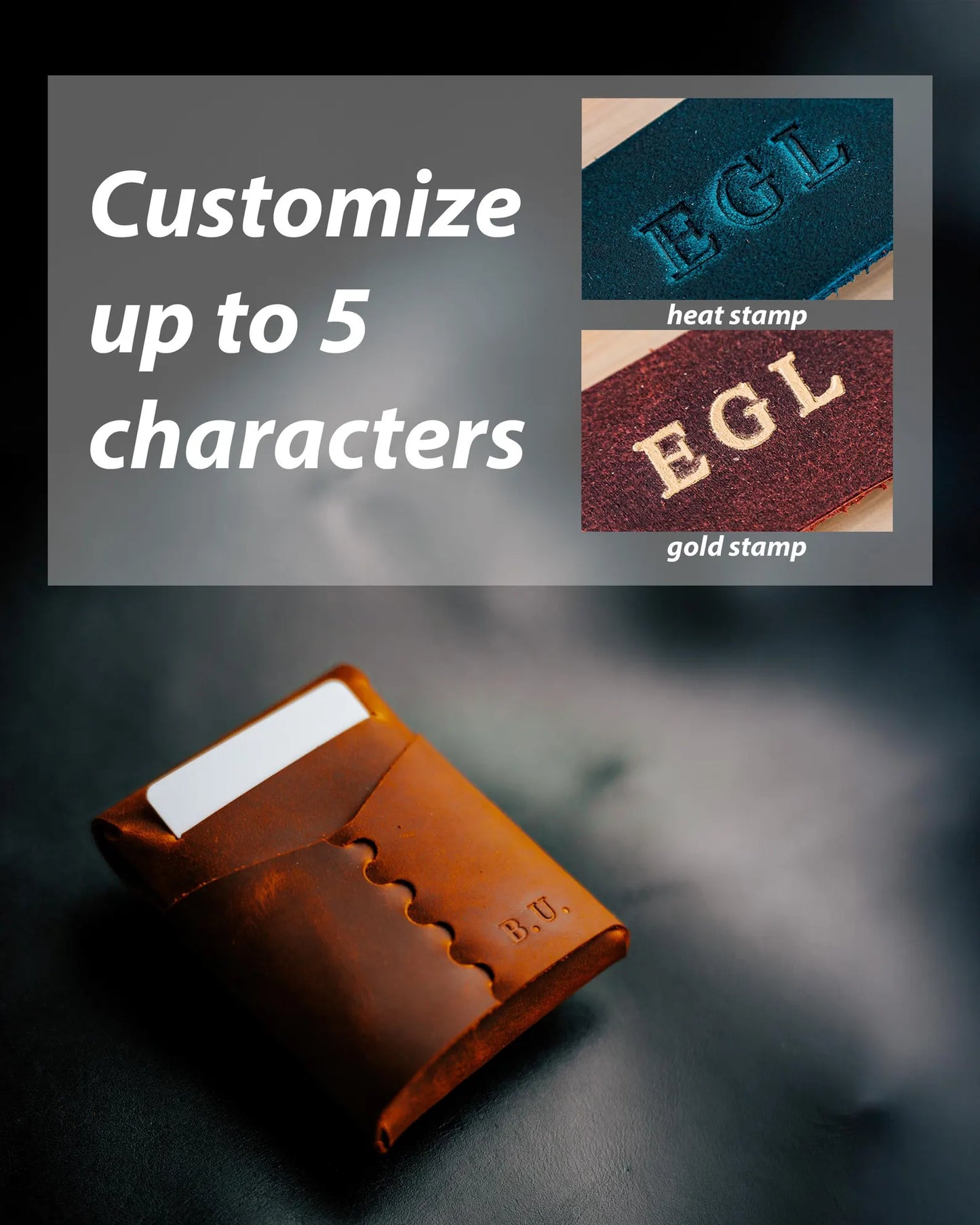 Minimalist EDC Leather Wallet – Slim Cash Holder (Chocolate Brown)