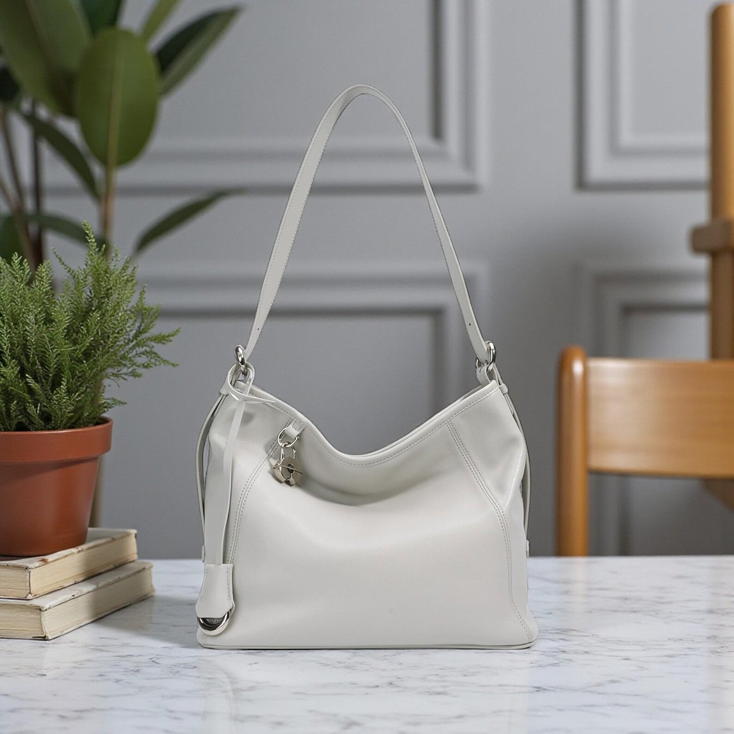 Classic Leather Handbag for Women