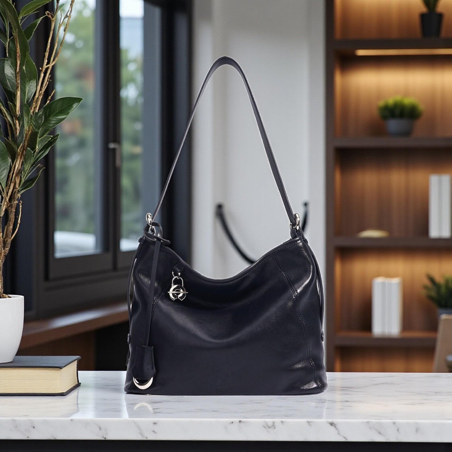 Classic Leather Handbag for Women