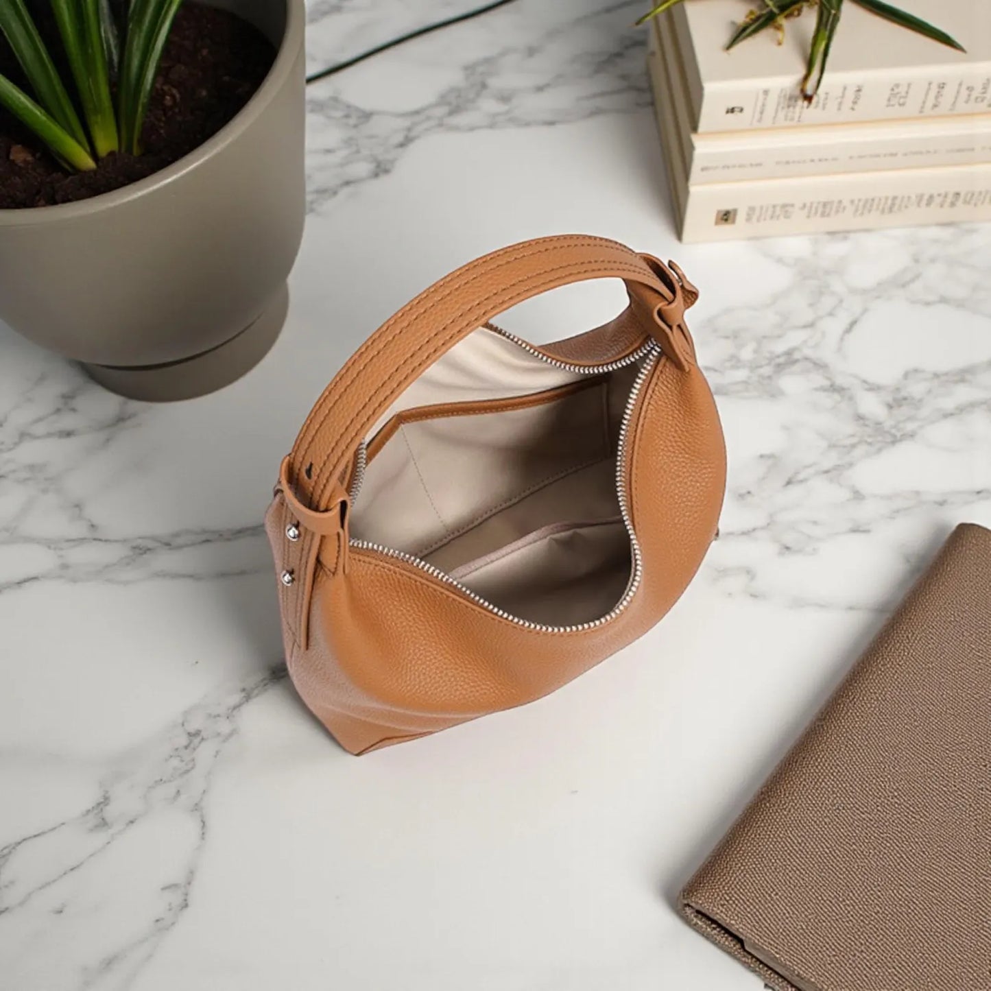 Elite Women’s Cowhide Leather Crossbody Purse