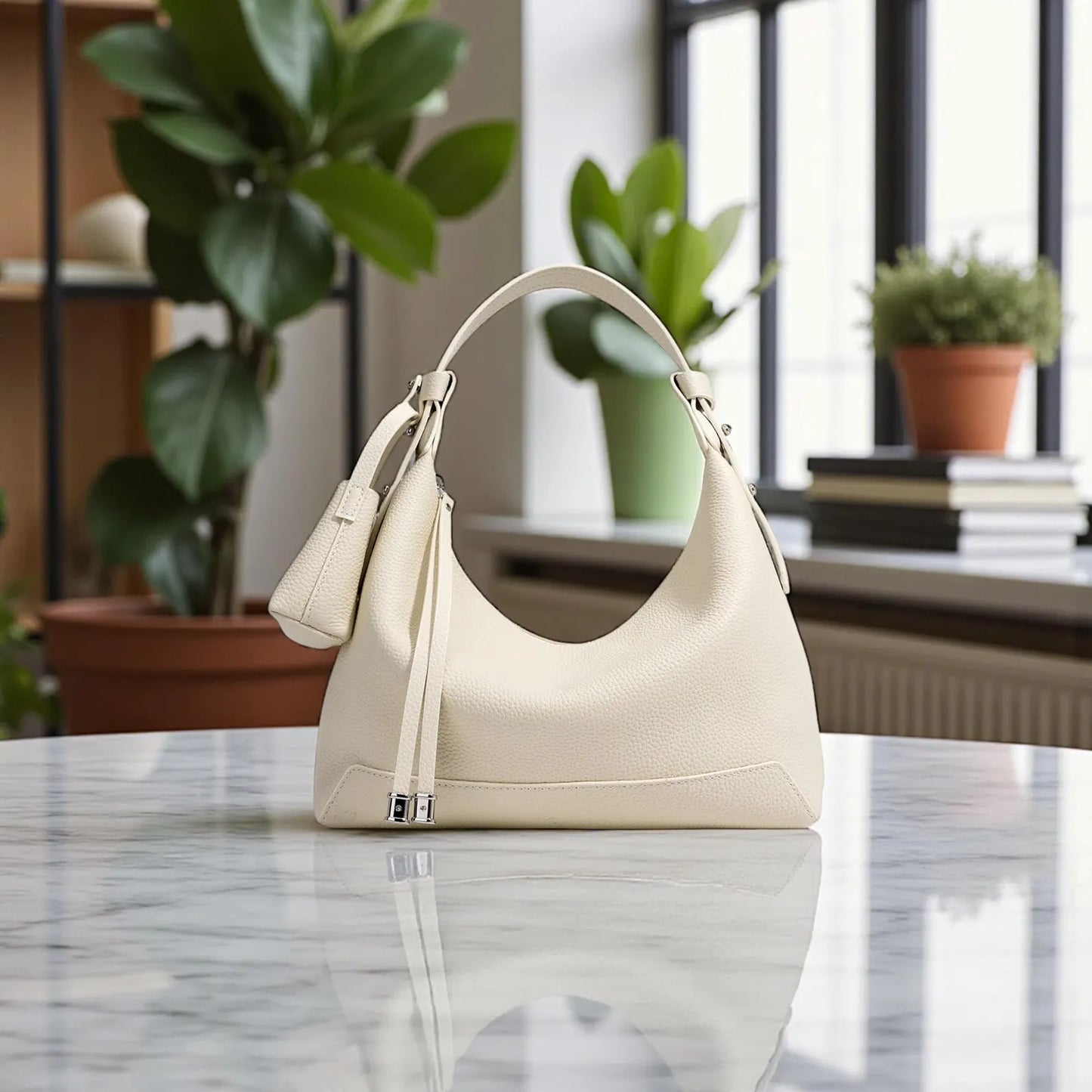 Elite Women’s Cowhide Leather Crossbody Purse