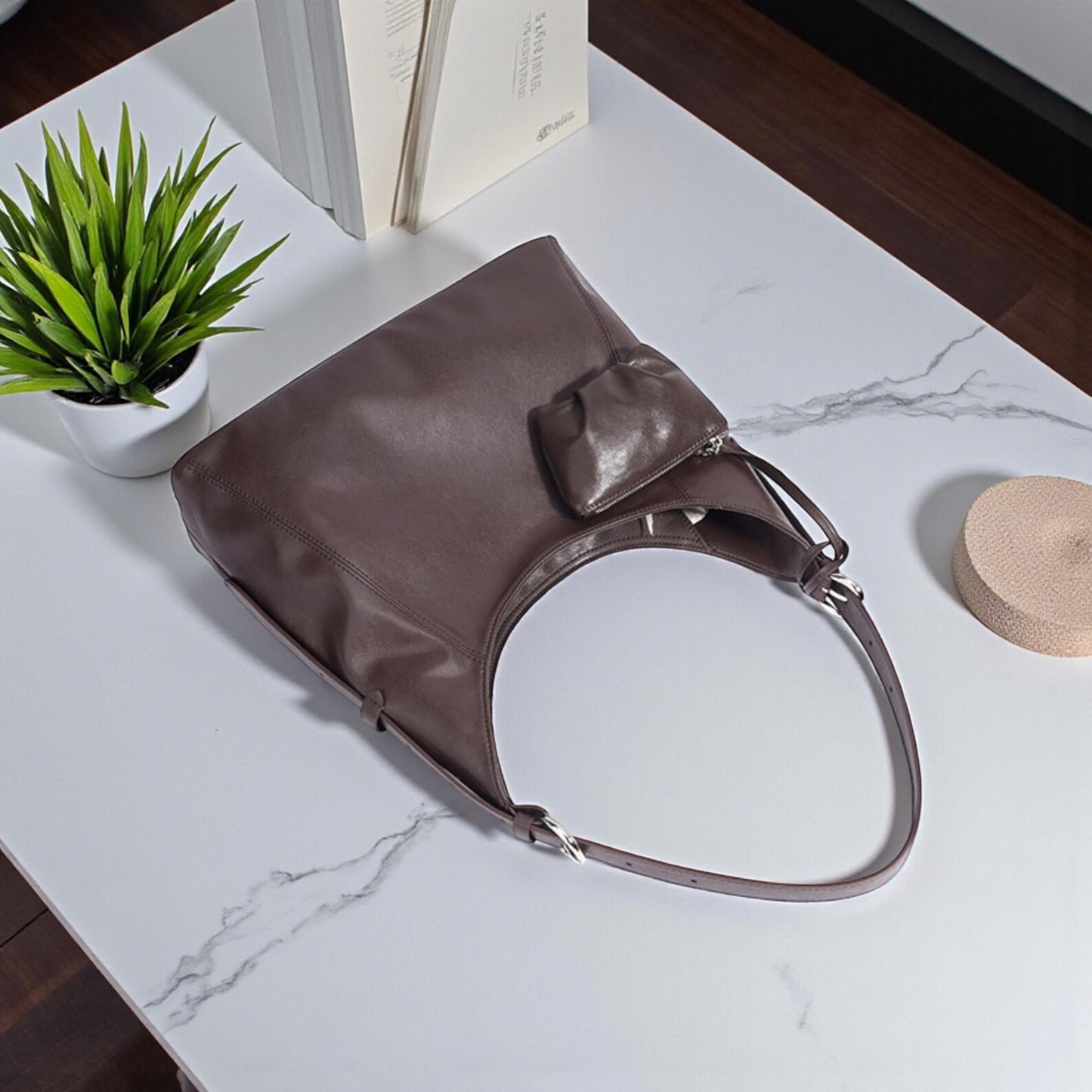 Premium Cowhide Shoulder & Crossbody Bag