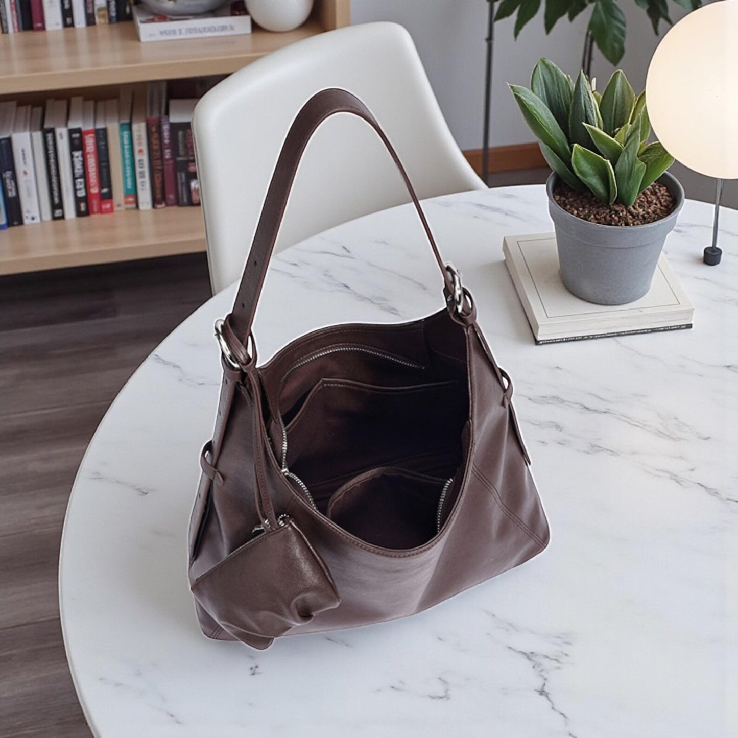 Premium Cowhide Shoulder & Crossbody Bag