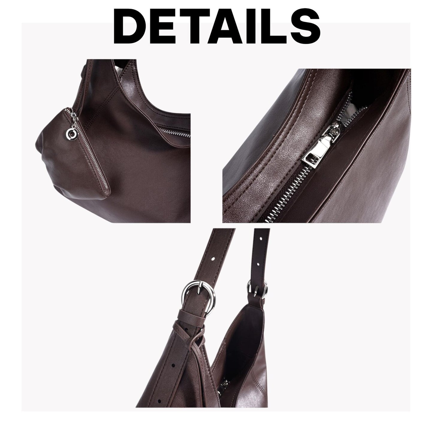 Premium Cowhide Shoulder & Crossbody Bag