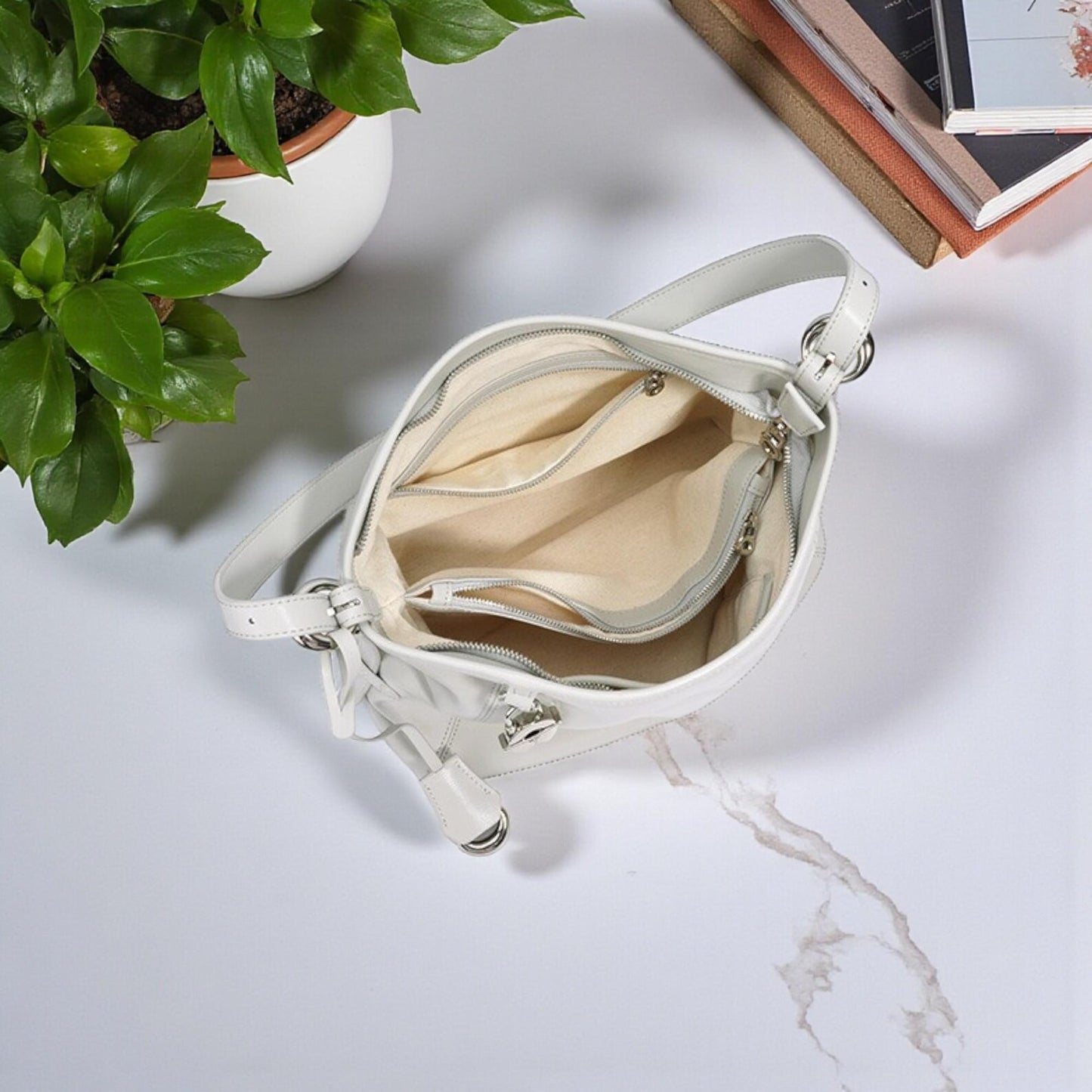 Classic Leather Handbag for Women