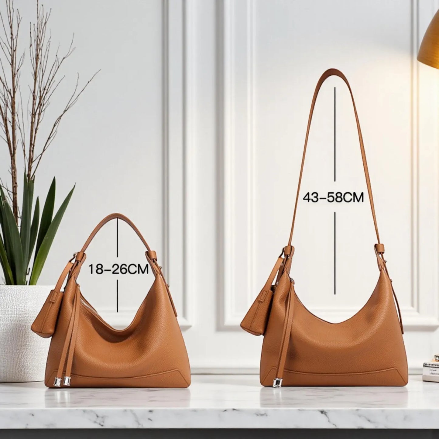 Elite Women’s Cowhide Leather Crossbody Purse