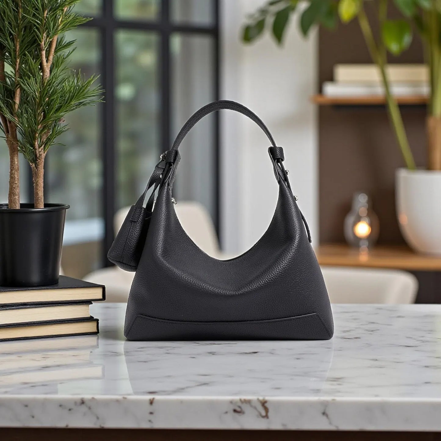 Elite Women’s Cowhide Leather Crossbody Purse