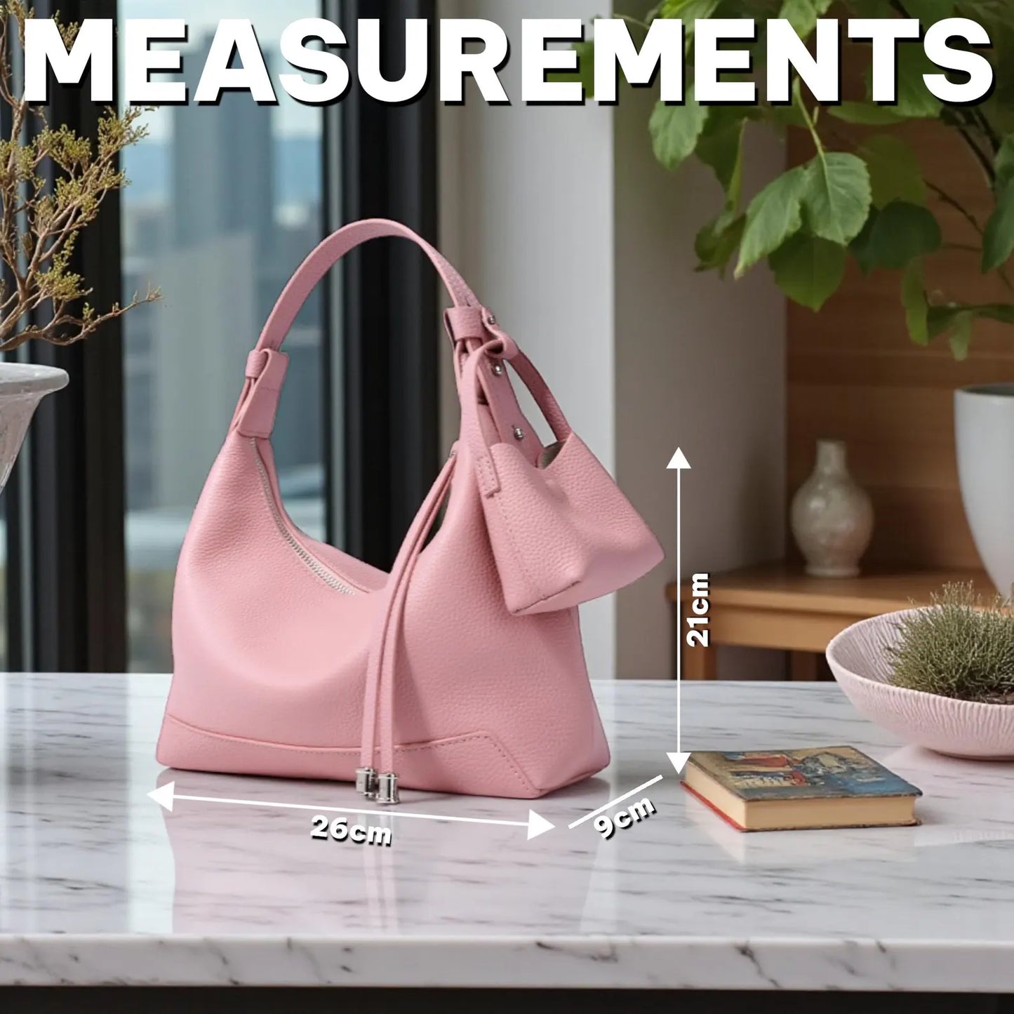 Elite Women’s Cowhide Leather Crossbody Purse