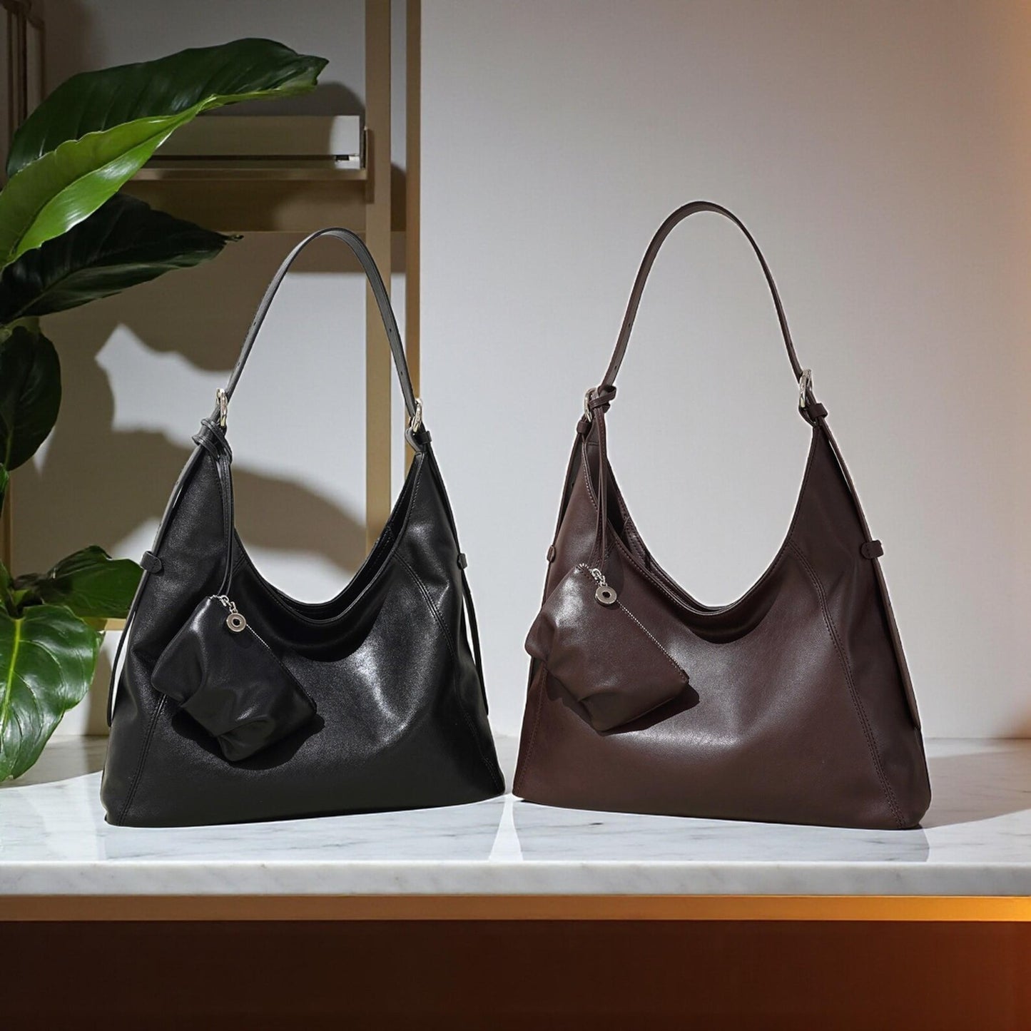 Premium Cowhide Shoulder & Crossbody Bag