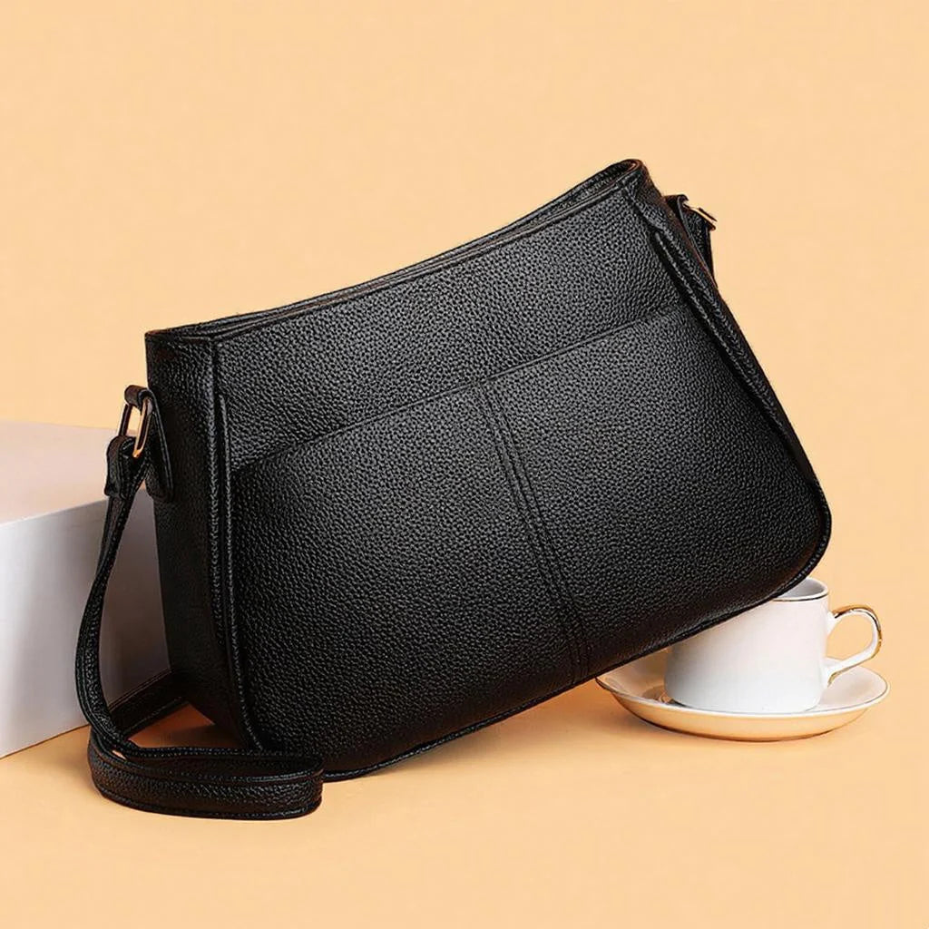 Soft PU leather crossbody bag