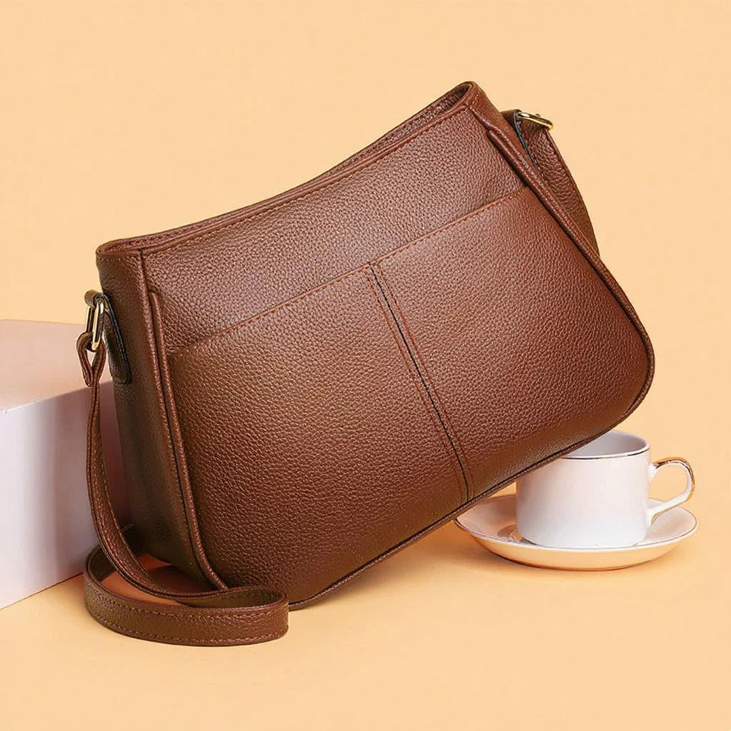 Soft PU leather crossbody bag