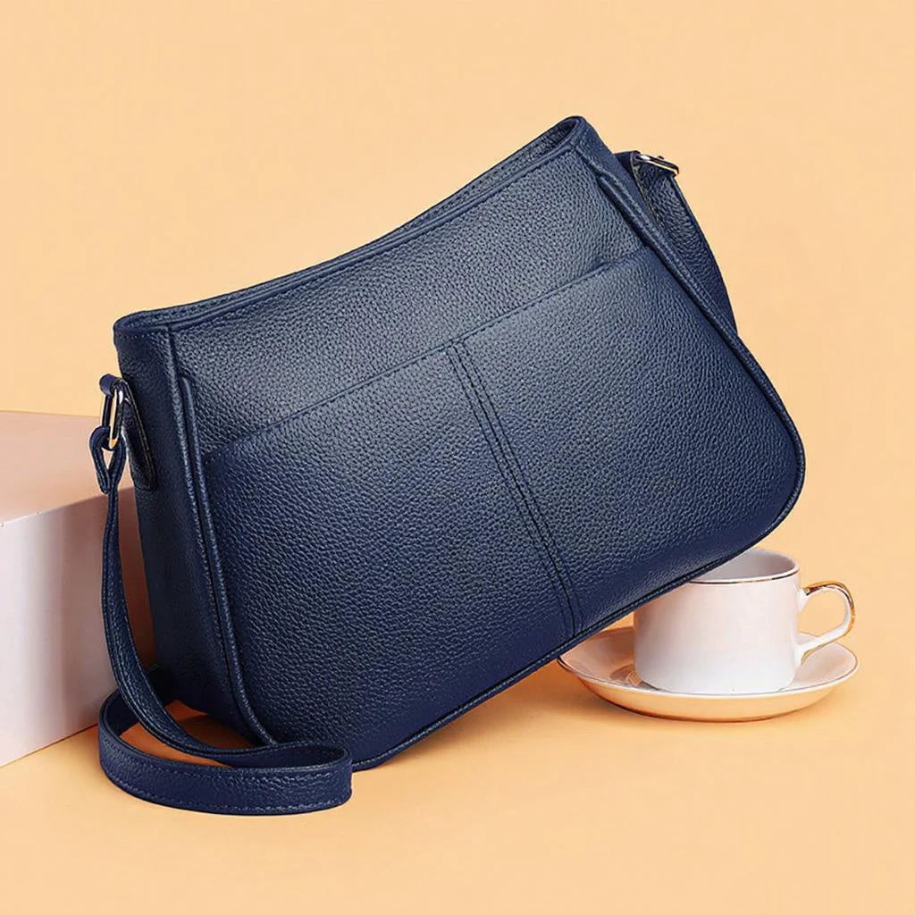 Soft PU leather crossbody bag